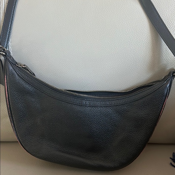 Coach Black Leather Shoulder Bag - Picture 5 of 11
